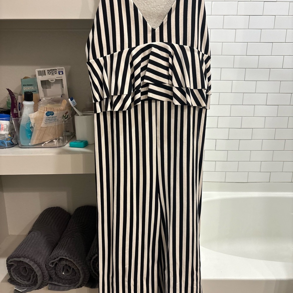 Poof! Zebra Print jumpsuit